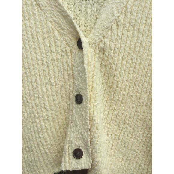 By Together cropped cardigan S knit sweater Anthro academia collegiate preppy - Picture 2 of 11